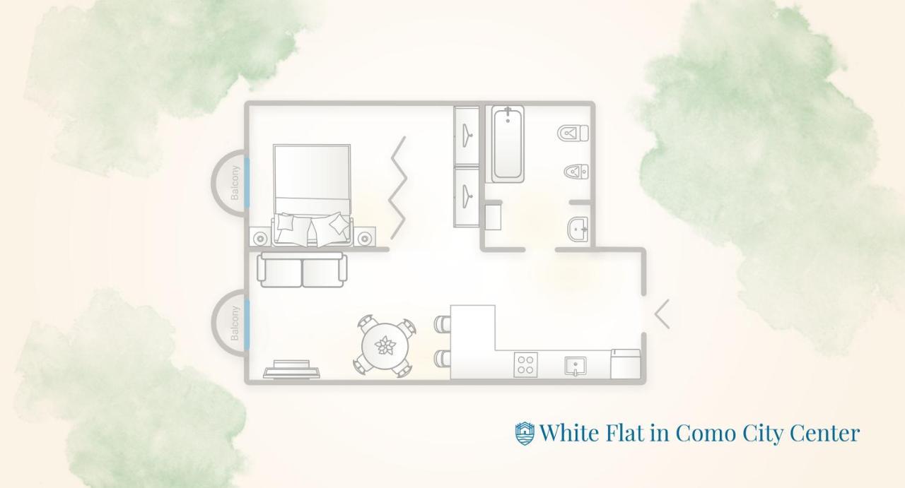 White Flat In Como City Center By Rent All Como Exterior foto